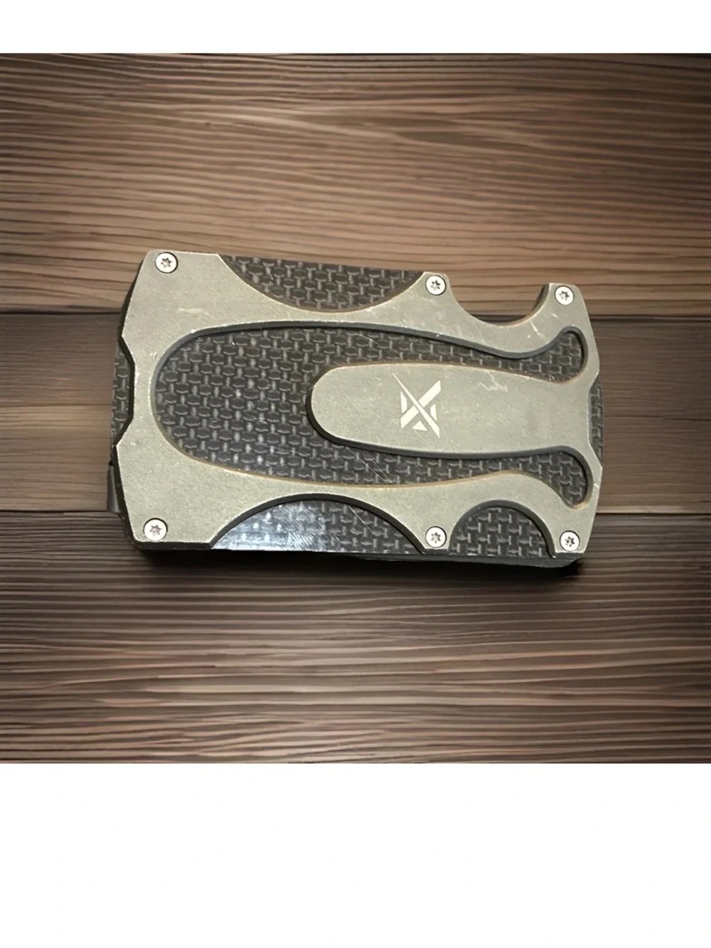 Metal wallet card holder money clip